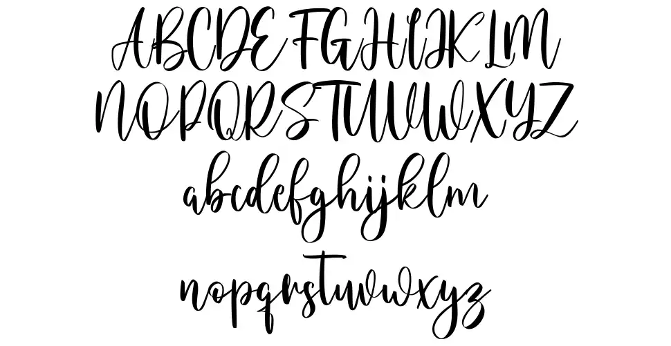 Montly Cloudy schriftart Vorschau