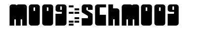 Moog/Schmoog шрифт