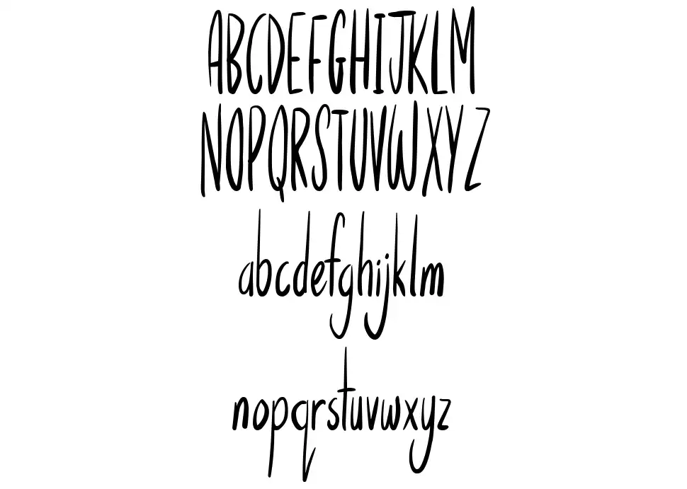 Moon Shiningfont specimens