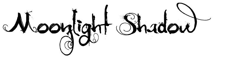 Moonlight Shadow шрифт
