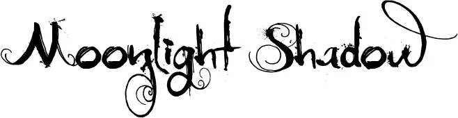 Moonlight Shadow font