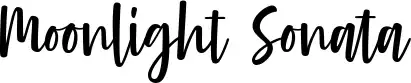 Moonlight Sonata Font By Typehand Studio Fontriver