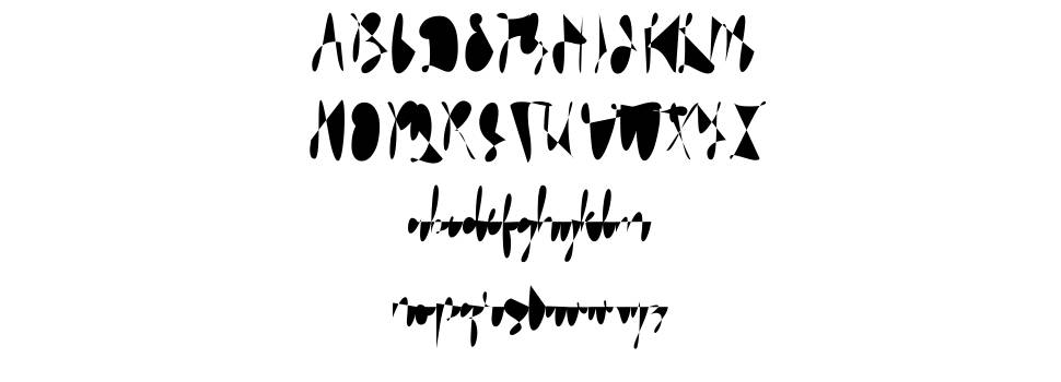 Moonline font specimens