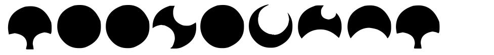 Moonogram font