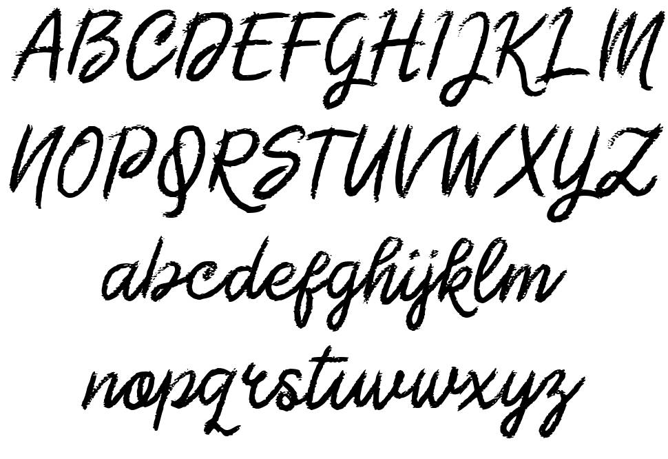 Morgan Chalk 字形 标本