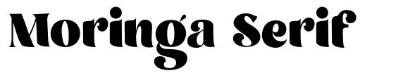 Moringa Serif 字形