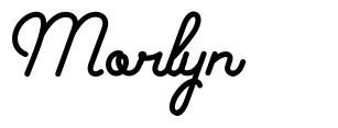 Morlyn font