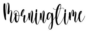 Morningtime font