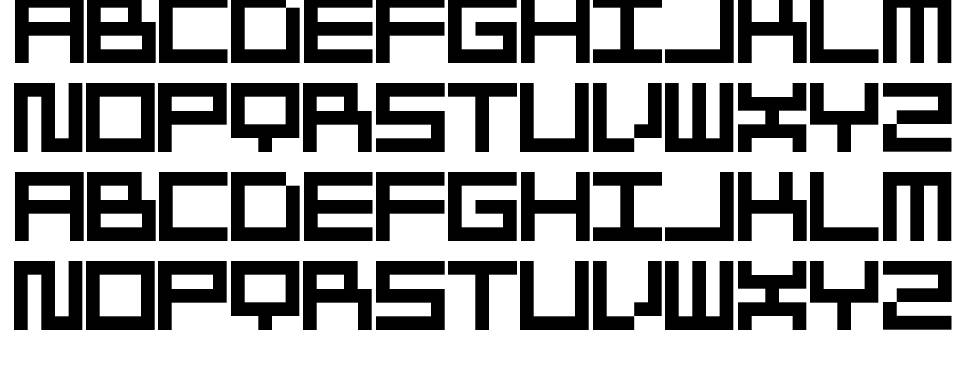 Morohashi font specimens