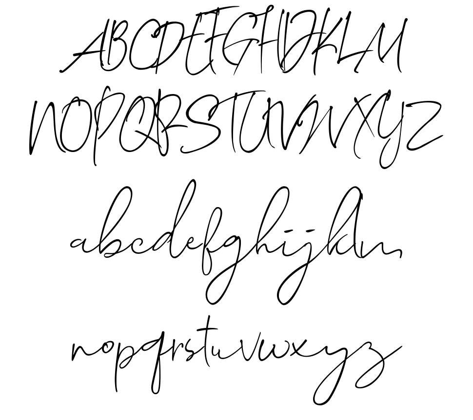 Morosyot schriftart vorschau