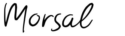 Morsal 字形