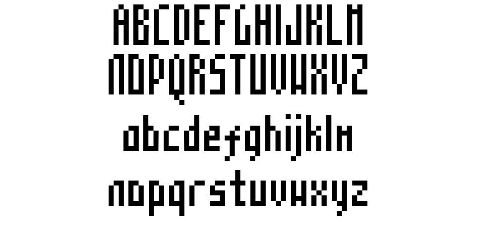 Mosaico font Örnekler
