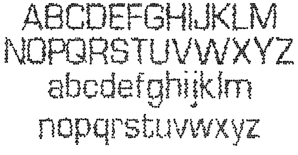 Mosaique шрифт Спецификация