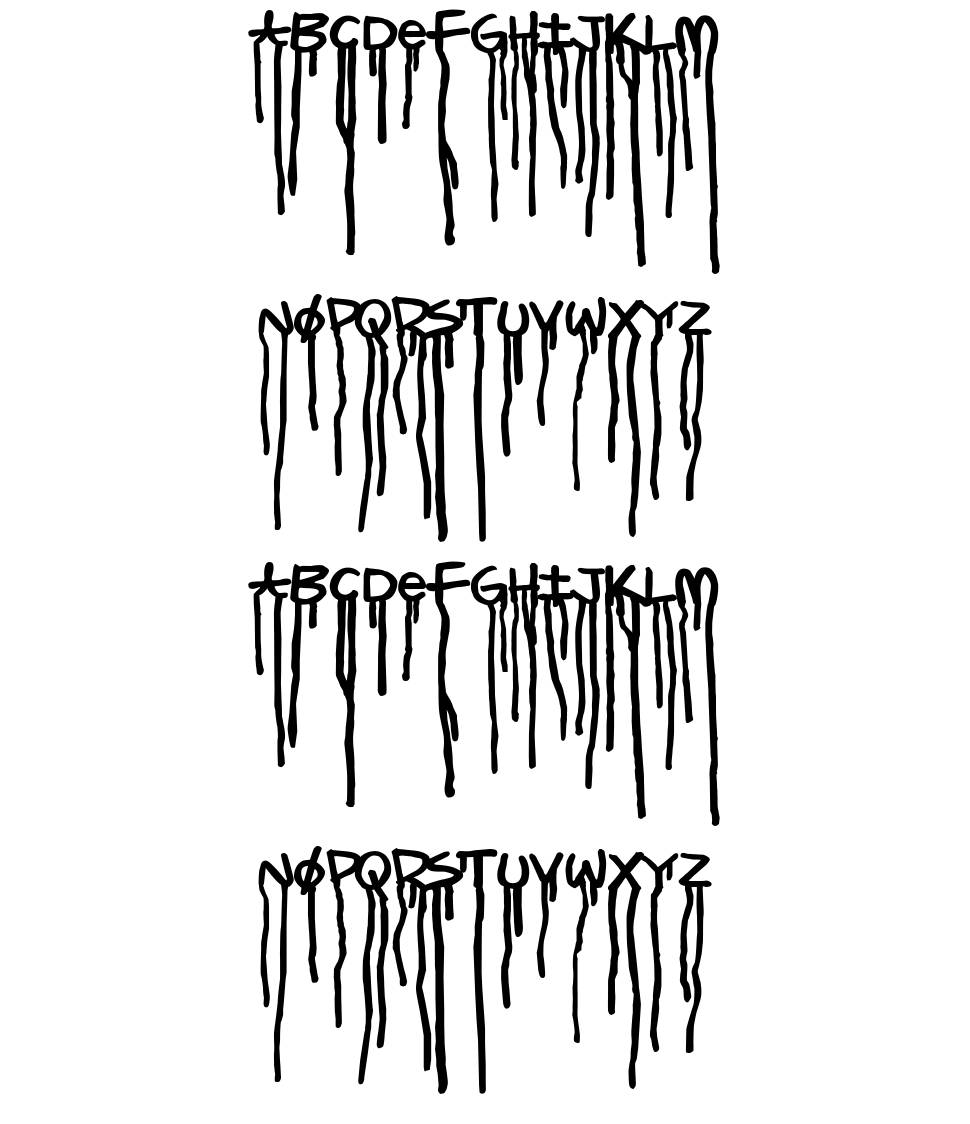 Mosku フォント 標本