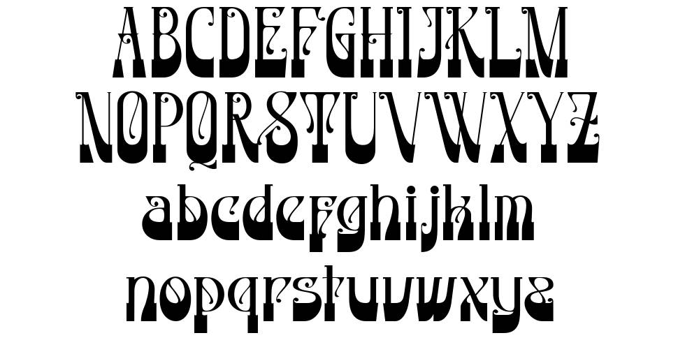 Mosky font specimens