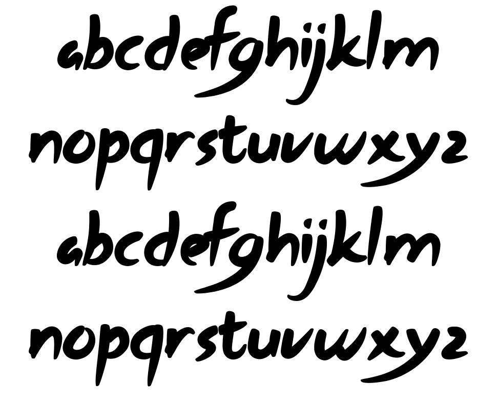 Most Zephyr font Örnekler