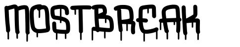 Mostbreak шрифт