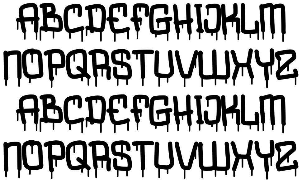 Mostbreak font Örnekler