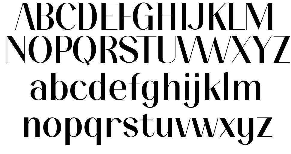 Mostery font Specimens