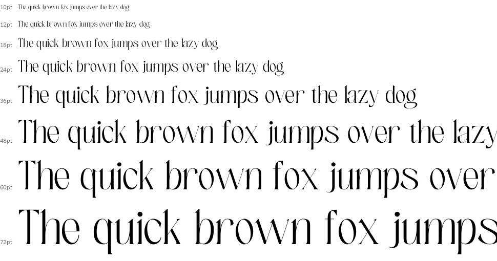 Mostly Bright font Waterfall