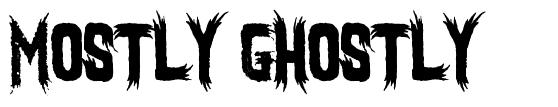 Mostly Ghostly 字形