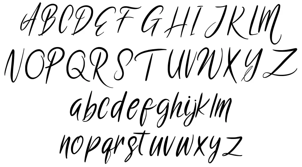 Mothy font specimens