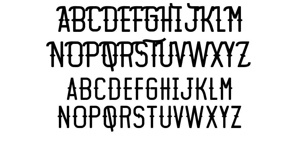 Motopica font Örnekler
