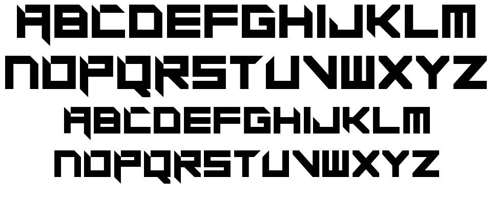 MotorBlock font specimens