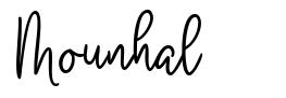 Mounhal шрифт