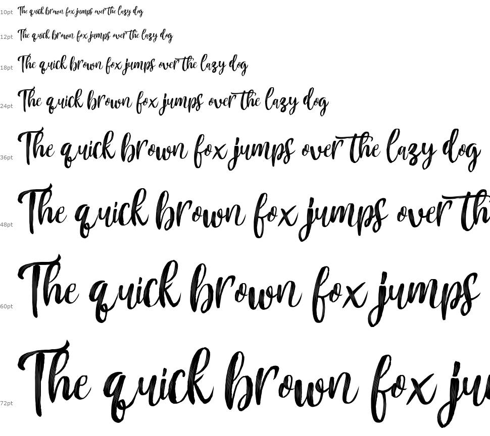 Mountain Script font Şelale