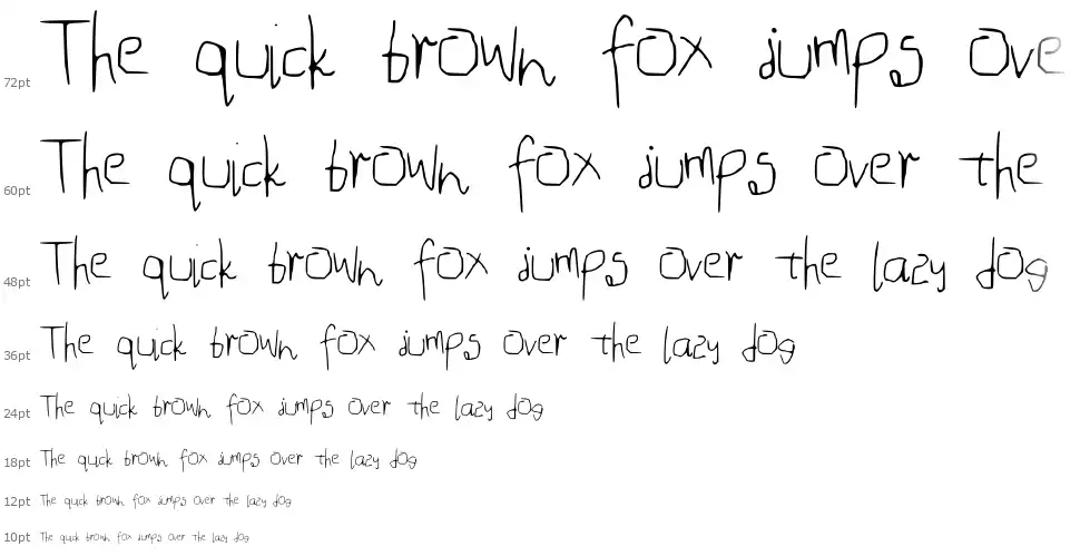 Mouse Handwriting font by Sahara FontRiver
