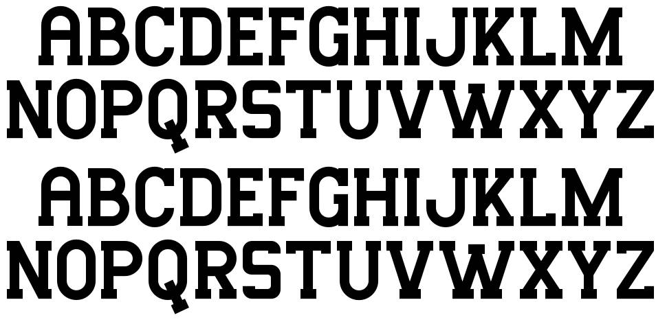 Mousony font Örnekler
