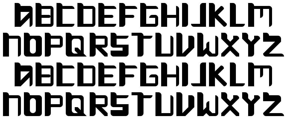 Move Along font specimens