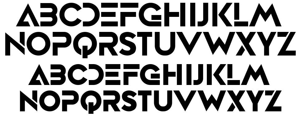 Movement font Örnekler