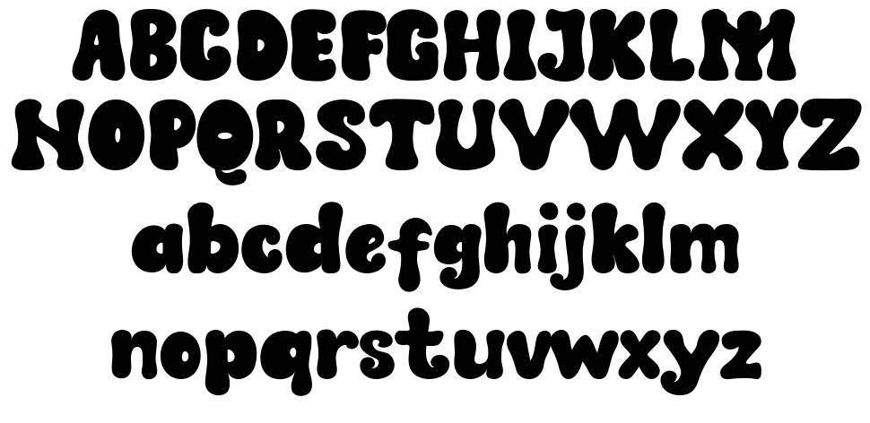 Mozaquen font specimens