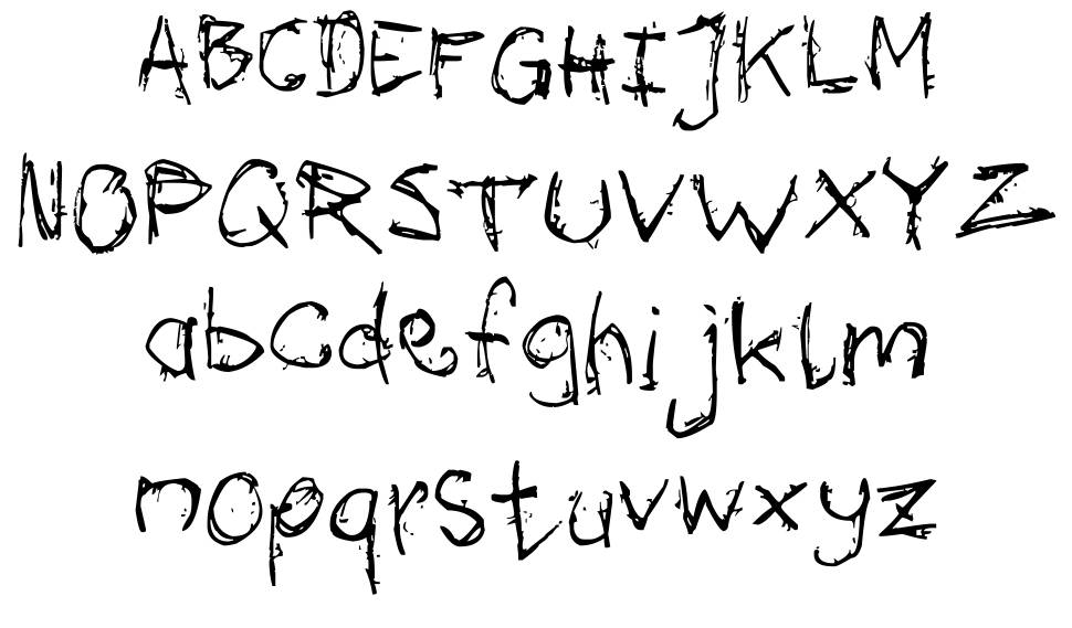 Mozugushi font Örnekler