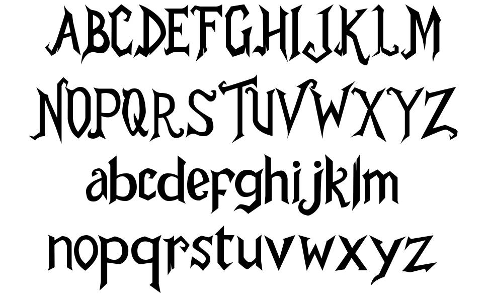 Mr.Draculle font Örnekler