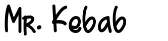 Mr. Kebab font