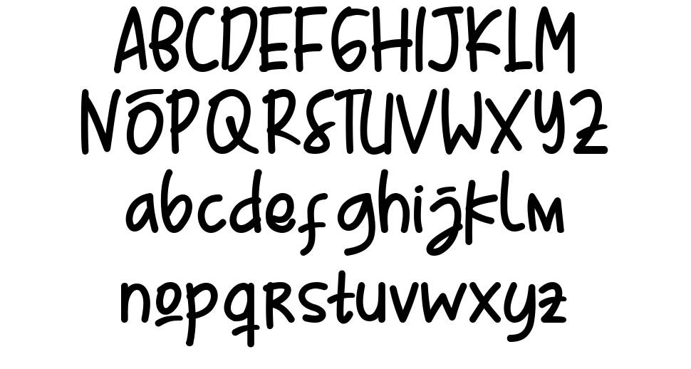 Mr. Kebab font specimens