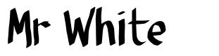 Mr White font