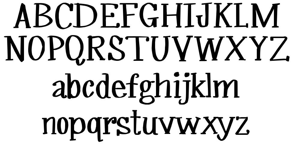 MRF Silverplume font Örnekler