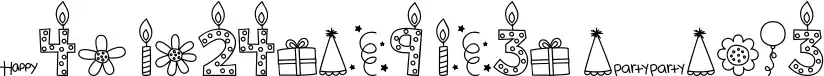 MTF Birthday Bash Doodles