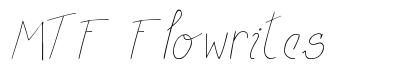 MTF Flowrites шрифт