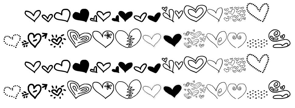 MTF Heart Doodle 字形