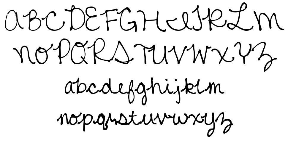 MTF Mikayla font Örnekler
