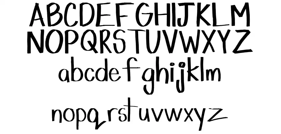 MTF Sketchie font Örnekler