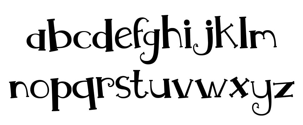 MTF Whimsy 字形 标本