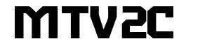 MTV2C 字形