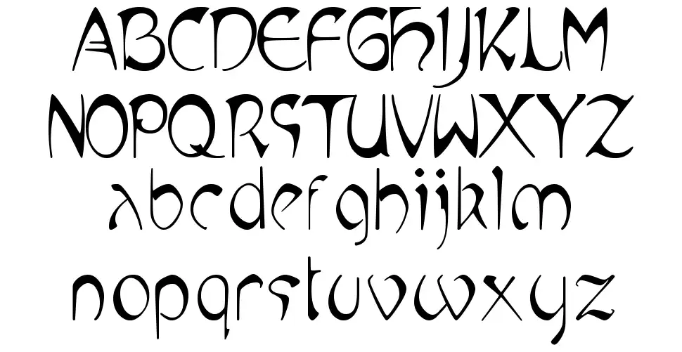 Mucha Likefont specimens