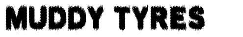Muddy Tyres font